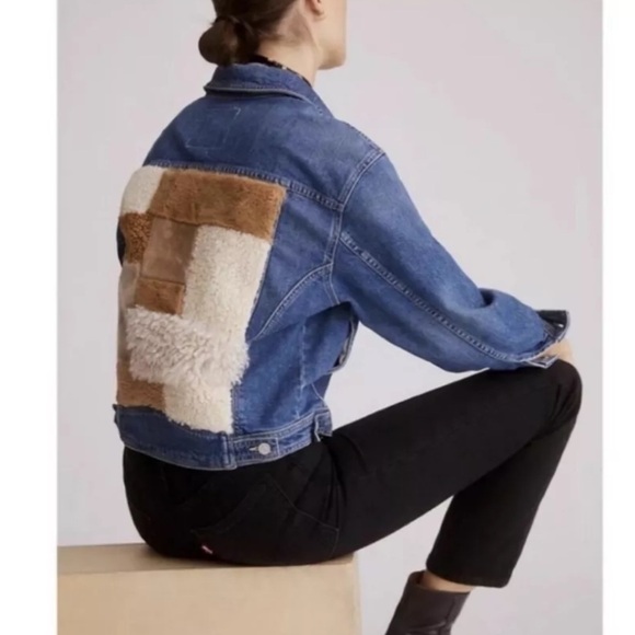 MOTHER Superior The Back Road Jacket in Running with Scissors Size Small - Picture 3 of 16